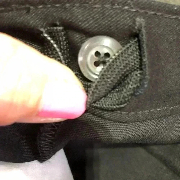 Old Navy High Rise Skinny Cotton Trousers adjustable waist,pockets,lightweight - Picture 5 of 9